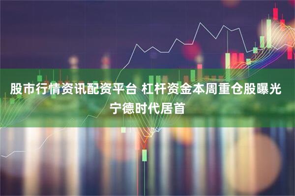 股市行情资讯配资平台 杠杆资金本周重仓股曝光 宁德时代居首