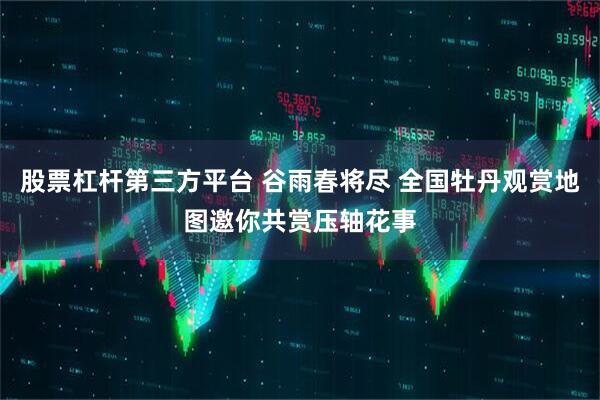 股票杠杆第三方平台 谷雨春将尽 全国牡丹观赏地图邀你共赏压轴花事